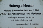 Hutungschleuse