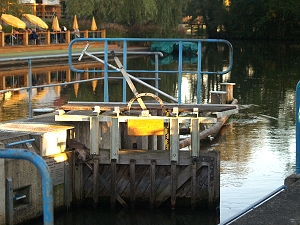 Lbben, Schleuse am Strandcafe