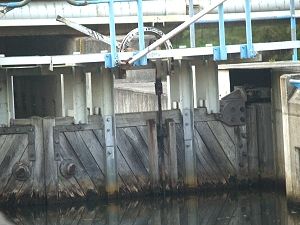 Lbben, Schleuse am Strandcafe