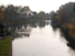 Malzer Kanal Schleuse Bischofswerder