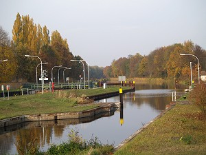 Malzer Kanal Schleuse Bischofswerder