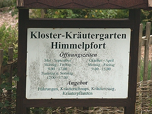 Kloster Krutergarten Himmelpfort