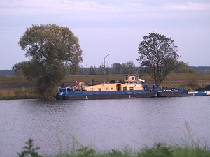 Schleuse Schwedt an der Schwedter Querfahrt